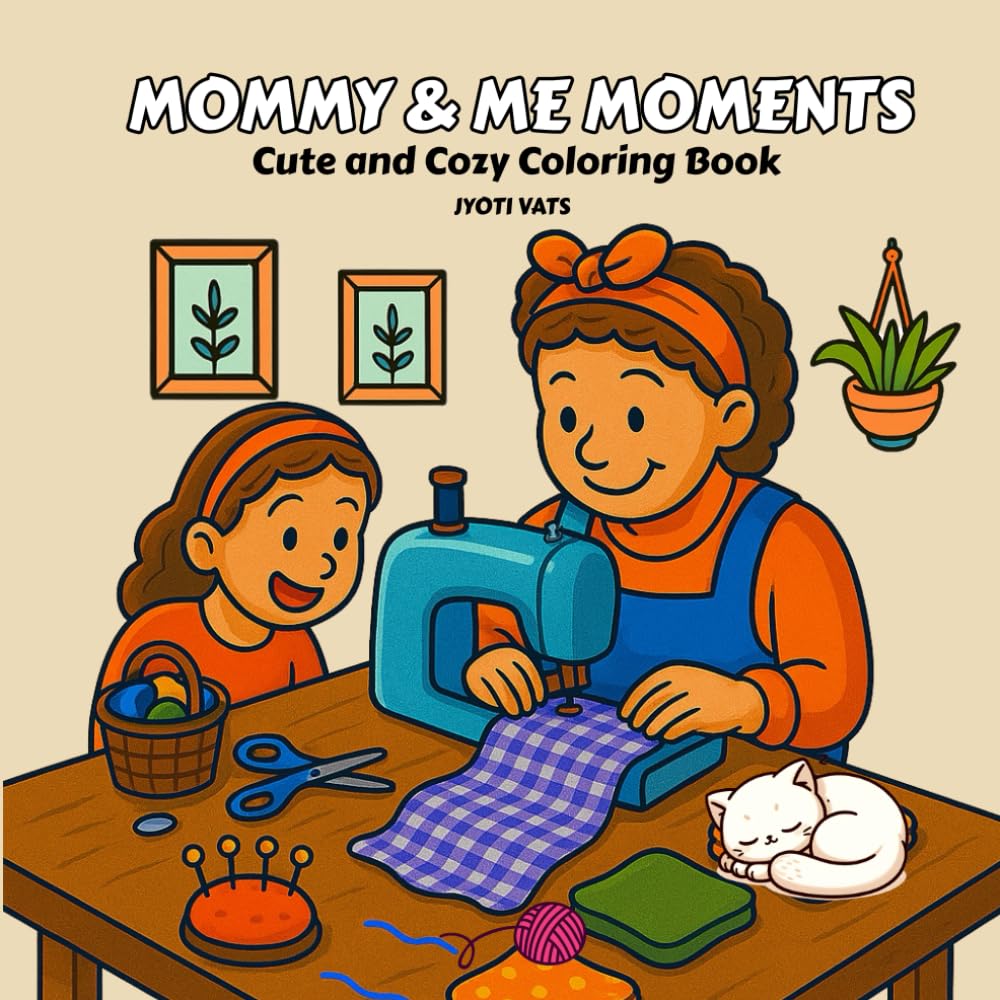 Mommy and Me coloring book by jyoti vats